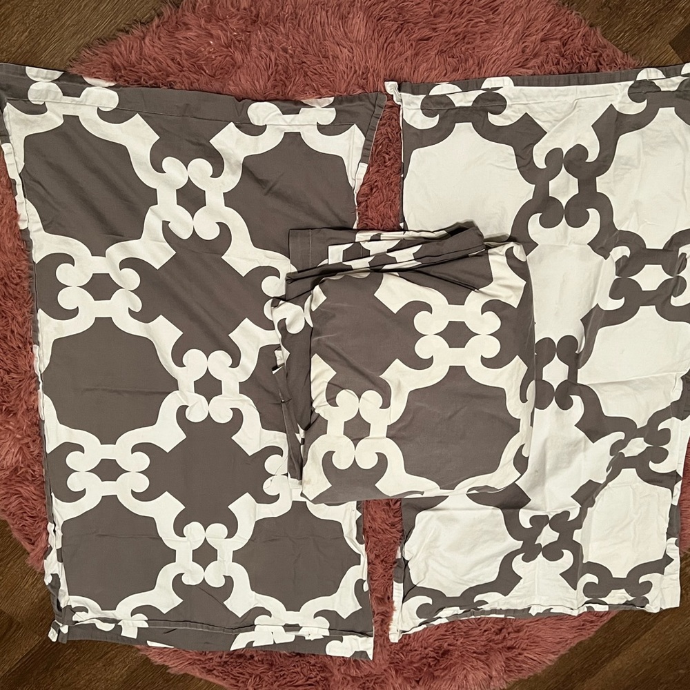 Z Gallerie King Duvet & 2 King Pillow Cases